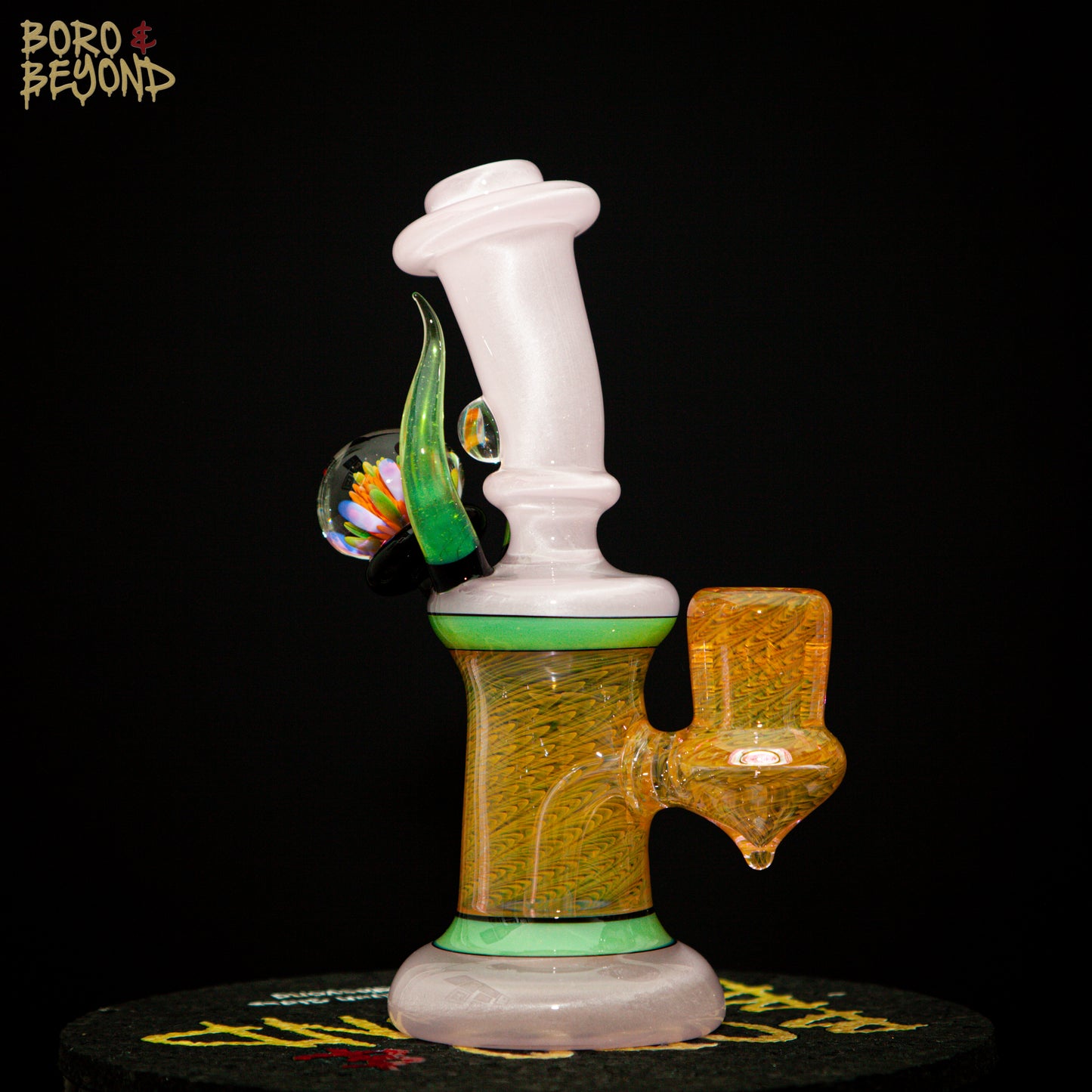 Pink Satin and Green Slyme Tube