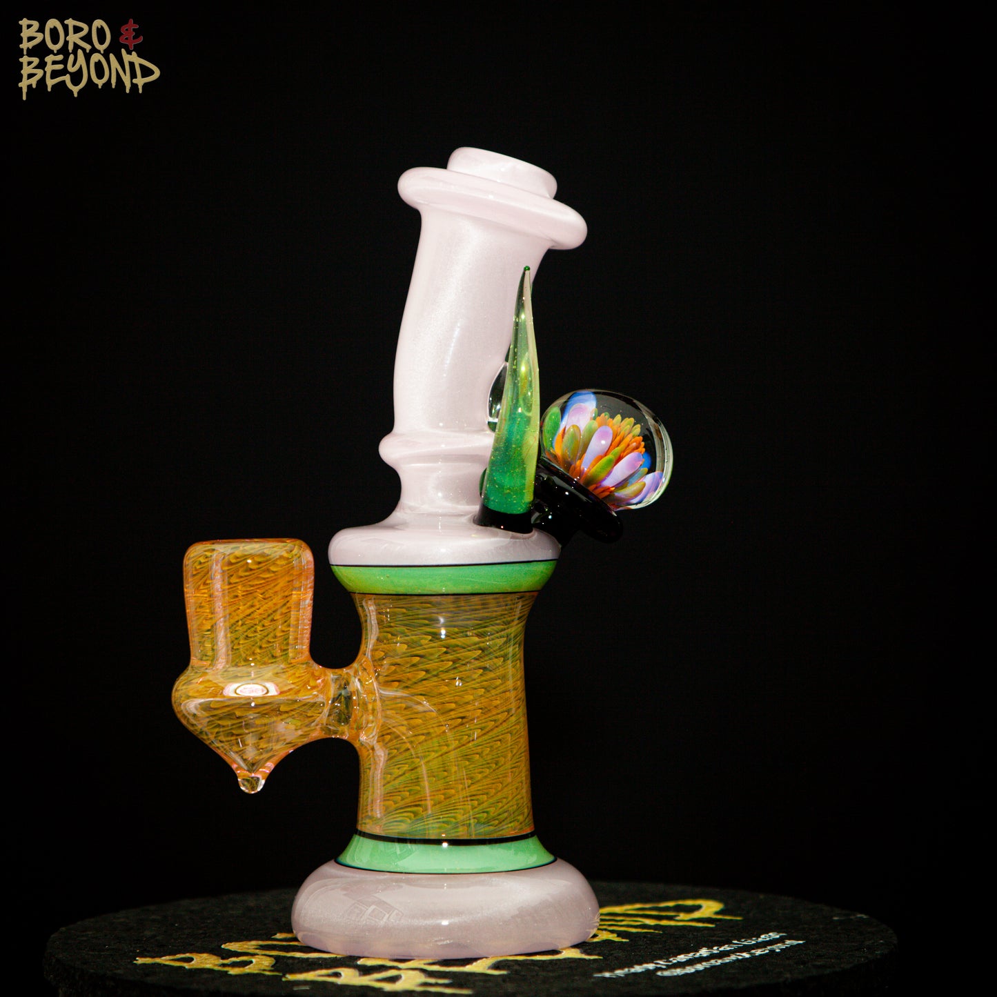 Pink Satin and Green Slyme Tube