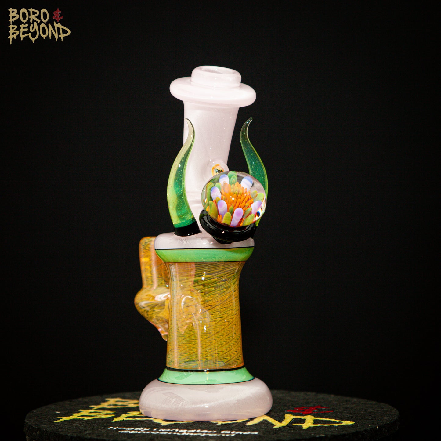 Pink Satin and Green Slyme Tube