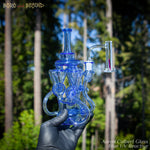 Previously Loved - Blue UV Reactive Triple Dutch Pump