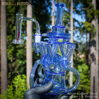 Previously Loved - Blue UV Reactive Triple Dutch Pump