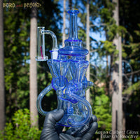 Previously Loved - Blue UV Reactive Triple Dutch Pump