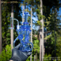 Previously Loved - Blue UV Reactive Triple Dutch Pump