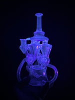 Previously Loved - Blue UV Reactive Triple Dutch Pump