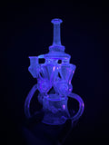 Previously Loved - Blue UV Reactive Triple Dutch Pump