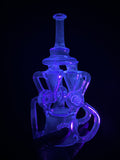 Previously Loved - Blue UV Reactive Triple Dutch Pump