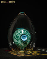2 - Aqua Crop Circle Egg