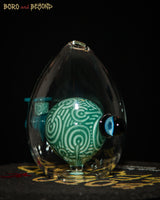 2 - Aqua Crop Circle Egg