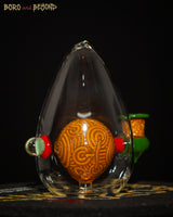 3 - Orange and Green Crop Circle Egg