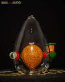 3 - Orange and Green Crop Circle Egg