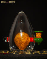 3 - Orange and Green Crop Circle Egg