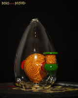 3 - Orange and Green Crop Circle Egg