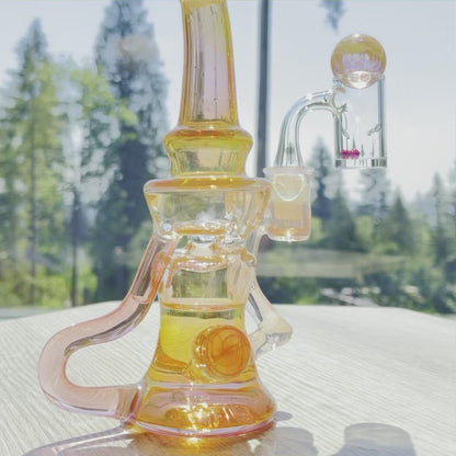 14mm Gold/Silver Pump and Dump Recycler