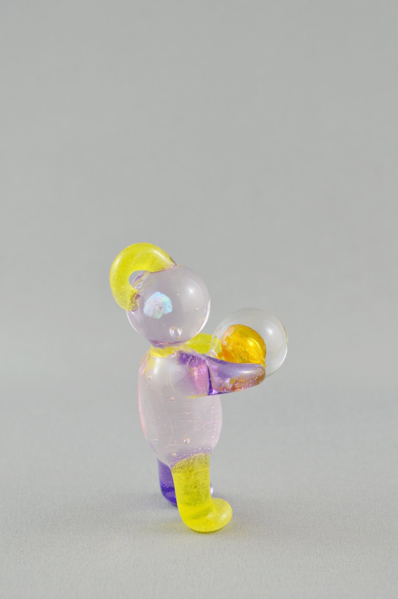 Glasstronaut Pendant with Silver