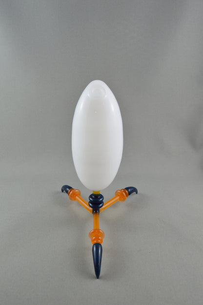 White Egg with Orange Foot