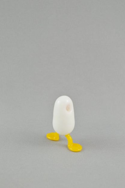 Glowing Egg Pendant with Feet