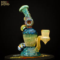 Dark Multi Triple Donut Neck Hourglass