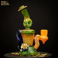 Dark Multi Hourglass w/ Blue Horns