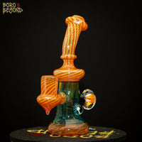 Wrap and Rake Candystripe Mini Tube w/ Pink Horn