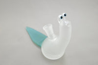 Sandblasted Slug with Blue Tail