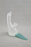 Sandblasted Slug with Blue Tail