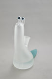 Sandblasted Slug with Blue Tail