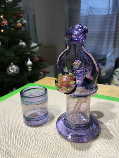 Purple CFL Reactive Horned Tube Set