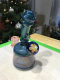 Blue Sparkly Fumed Tube