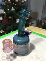 Blue Sparkly Fumed Tube