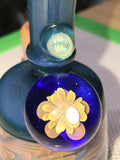 Blue Sparkly Fumed Tube
