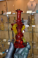 Red and Yellow Faceted Recycler