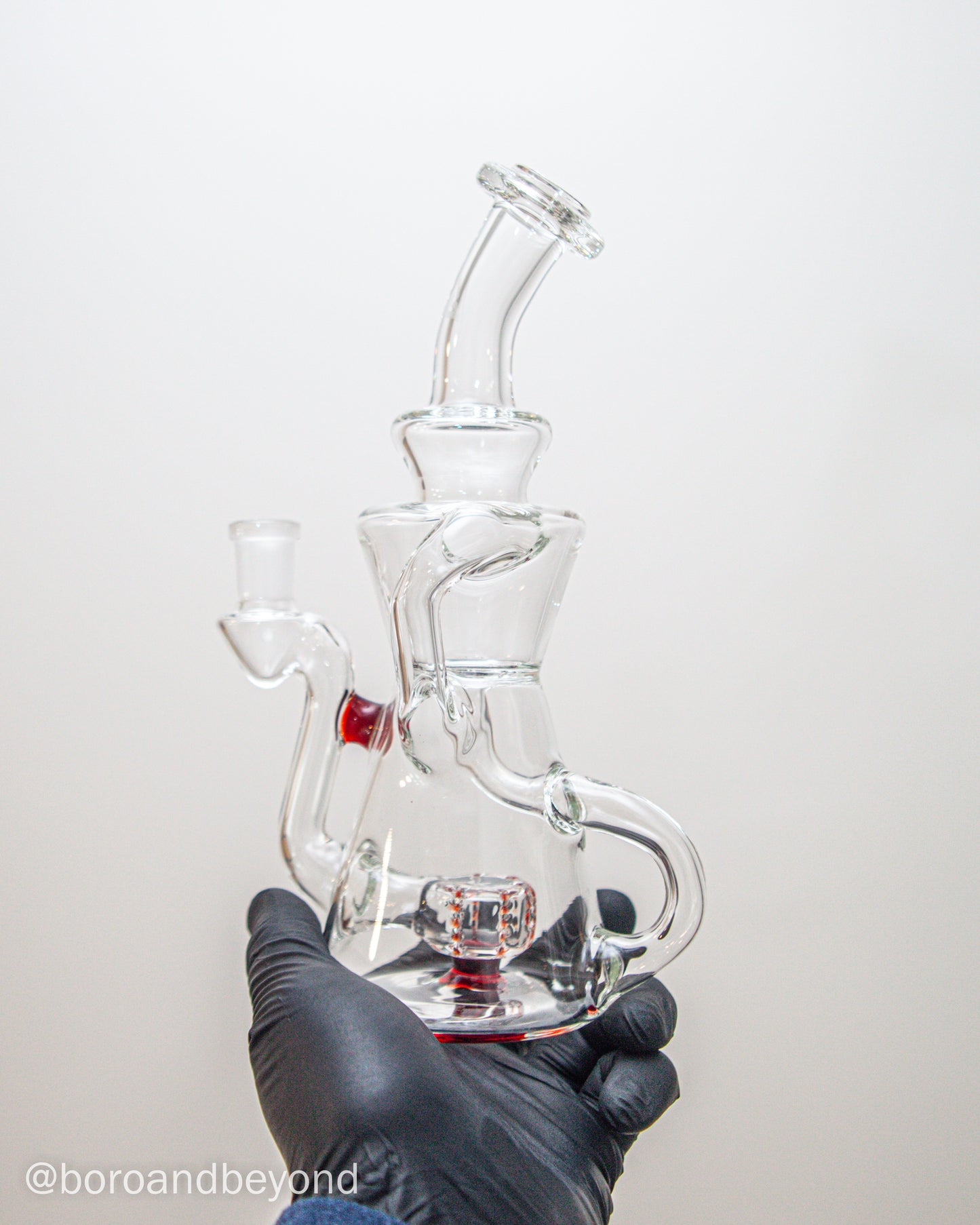 Red Accent Klein Recycler