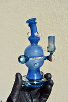 Mini Blue Fab Egg with Opals