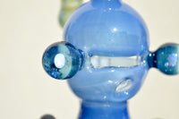 Mini Blue Fab Egg with Opals