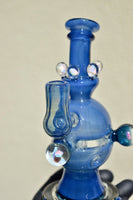 Mini Blue Fab Egg with Opals