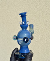 Mini Blue Fab Egg with Opals