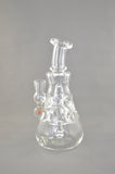 Clear Fab Beaker with Silver Chunk