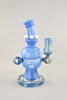Mini Blue Fab Egg with Opals