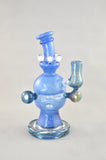 Mini Blue Fab Egg with Opals