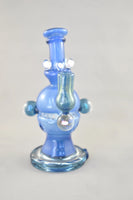 Mini Blue Fab Egg with Opals