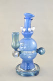 Mini Blue Fab Egg with Opals