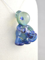 Light Blue Glasstronaut Pendant