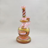 Green and Fumed Pink Ball Rig