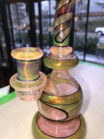 Green and Fumed Pink Ball Rig