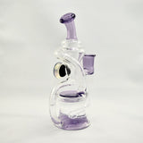 Purple Recycler with Fume Attachment