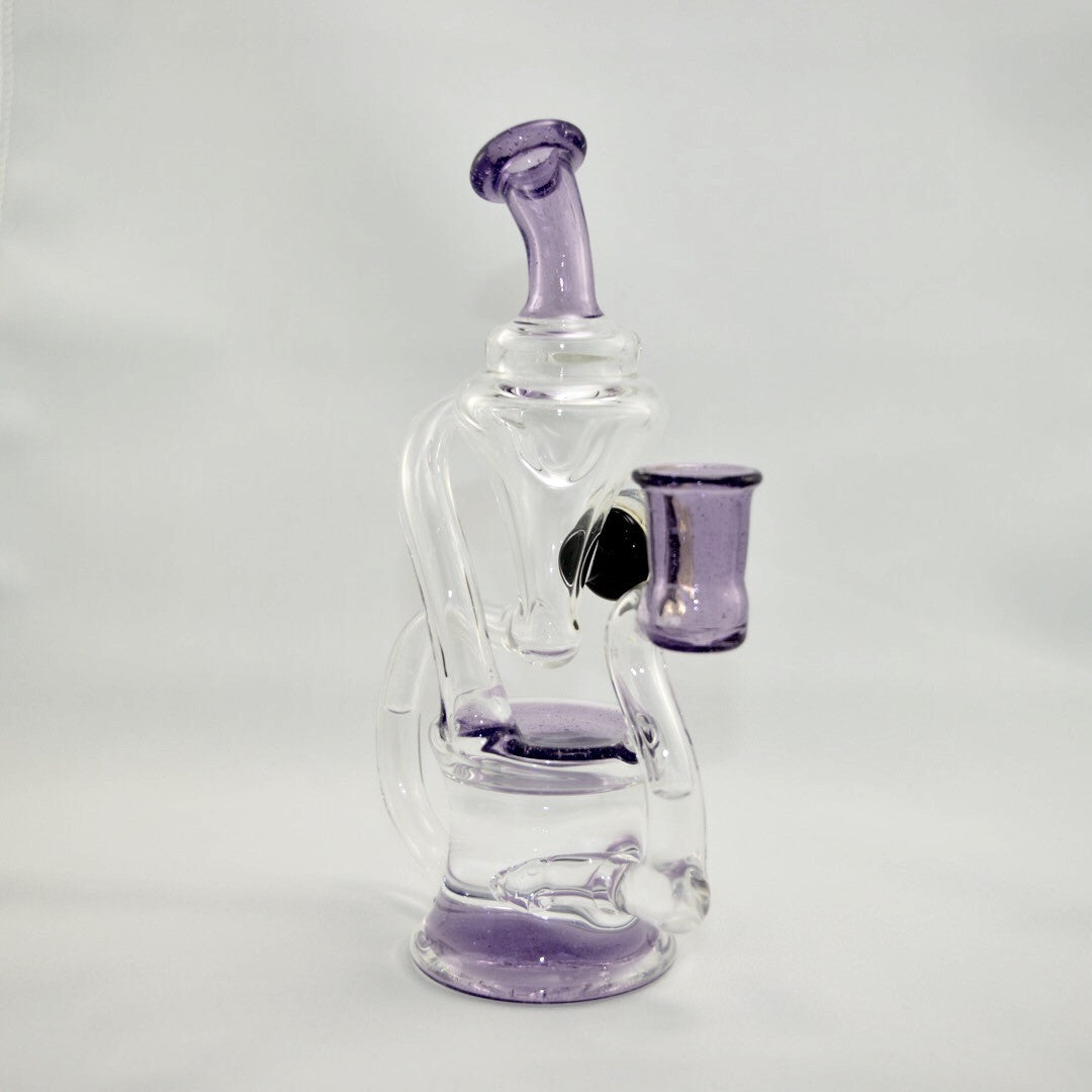Purple Recycler with Fume Attachment