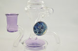 Purple Recycler with Fume Attachment
