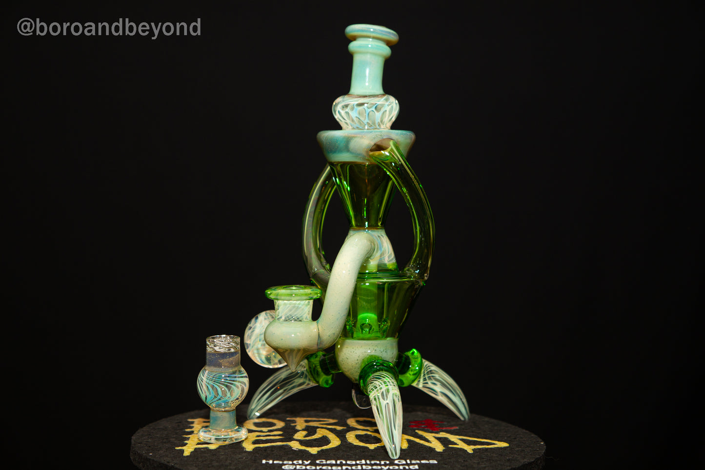 Tripod Fume Double Uptake Recycler w/ Matching Cap