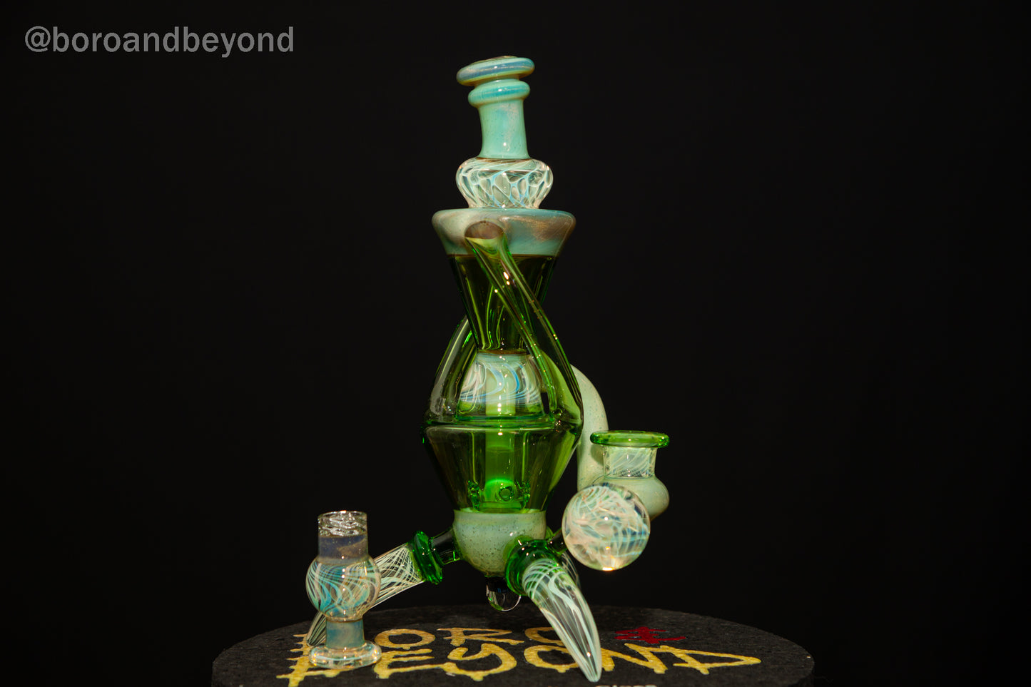 Tripod Fume Double Uptake Recycler w/ Matching Cap