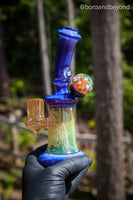 Pink Slyme over Bronze Sparkle Fumed Mini Tube